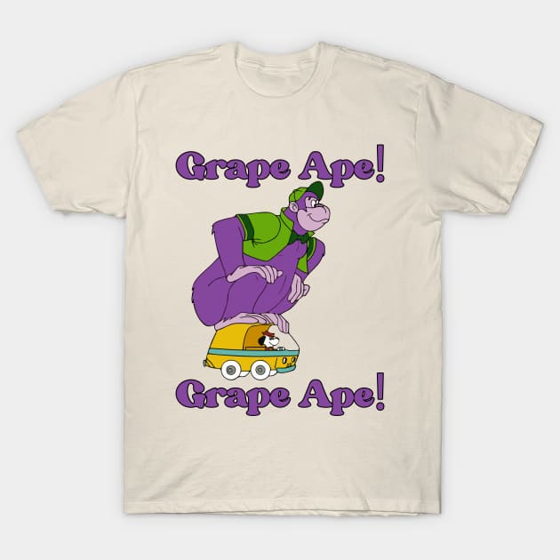 Grape Ape T-Shirt by HellraiserDesigns